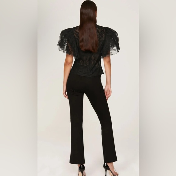 Osman Yousefzada Collective Lace Ruffle Top Size 4 - Picture 8 of 8